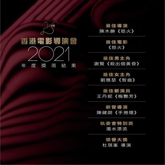 香港電影導演會2021年度獎項