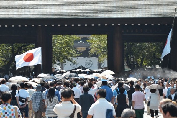 東京的靖國神社是為了供奉數百萬日本戰爭死難者的靈魂